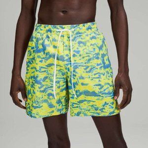 Lululemon | Swim Channel Cross Shorts Pool Trunks 7" Inseam Chroma Clash